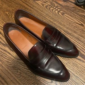 Italian leather loafers
